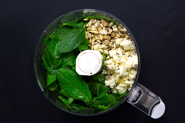 Mint and Feta Pesto