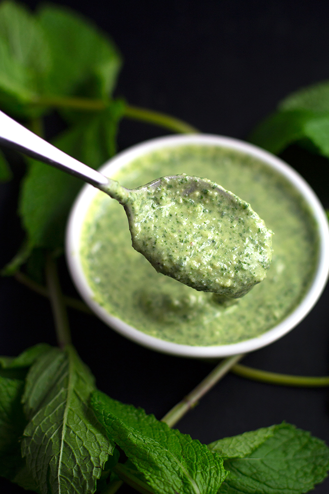 Mint and Feta Pesto