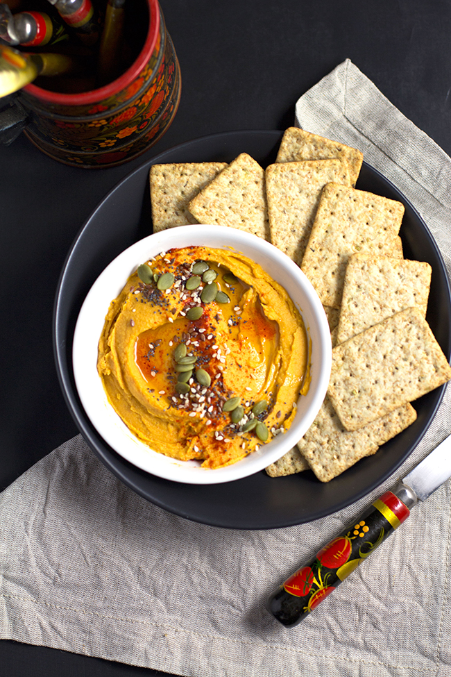 Party Sized Sweet Potato Hummus